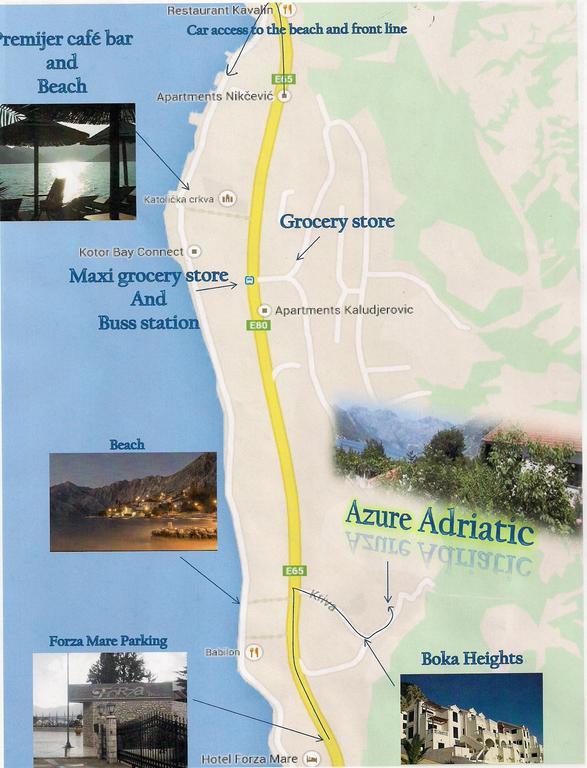 Appartement Azure Adriatic à Kotor Chambre photo